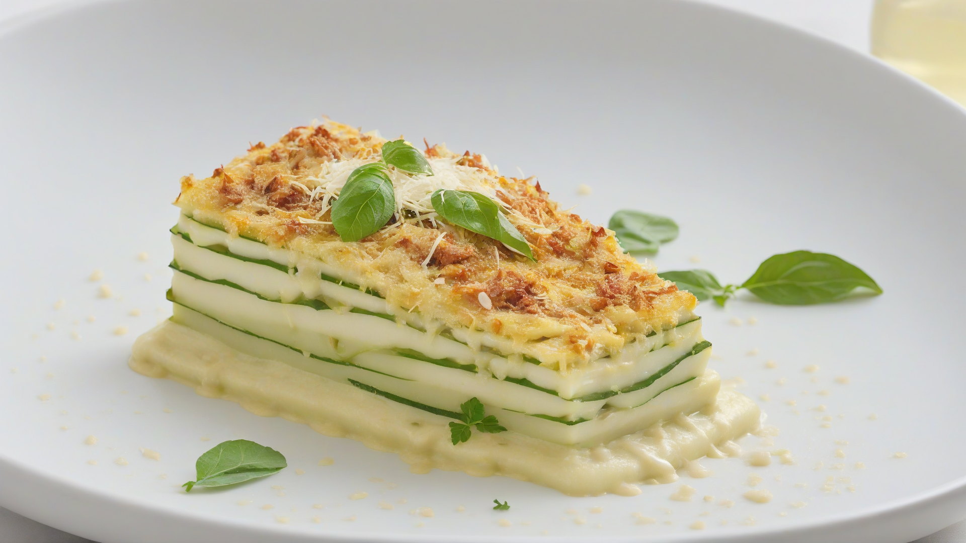 parmigiana bianca di zucchine